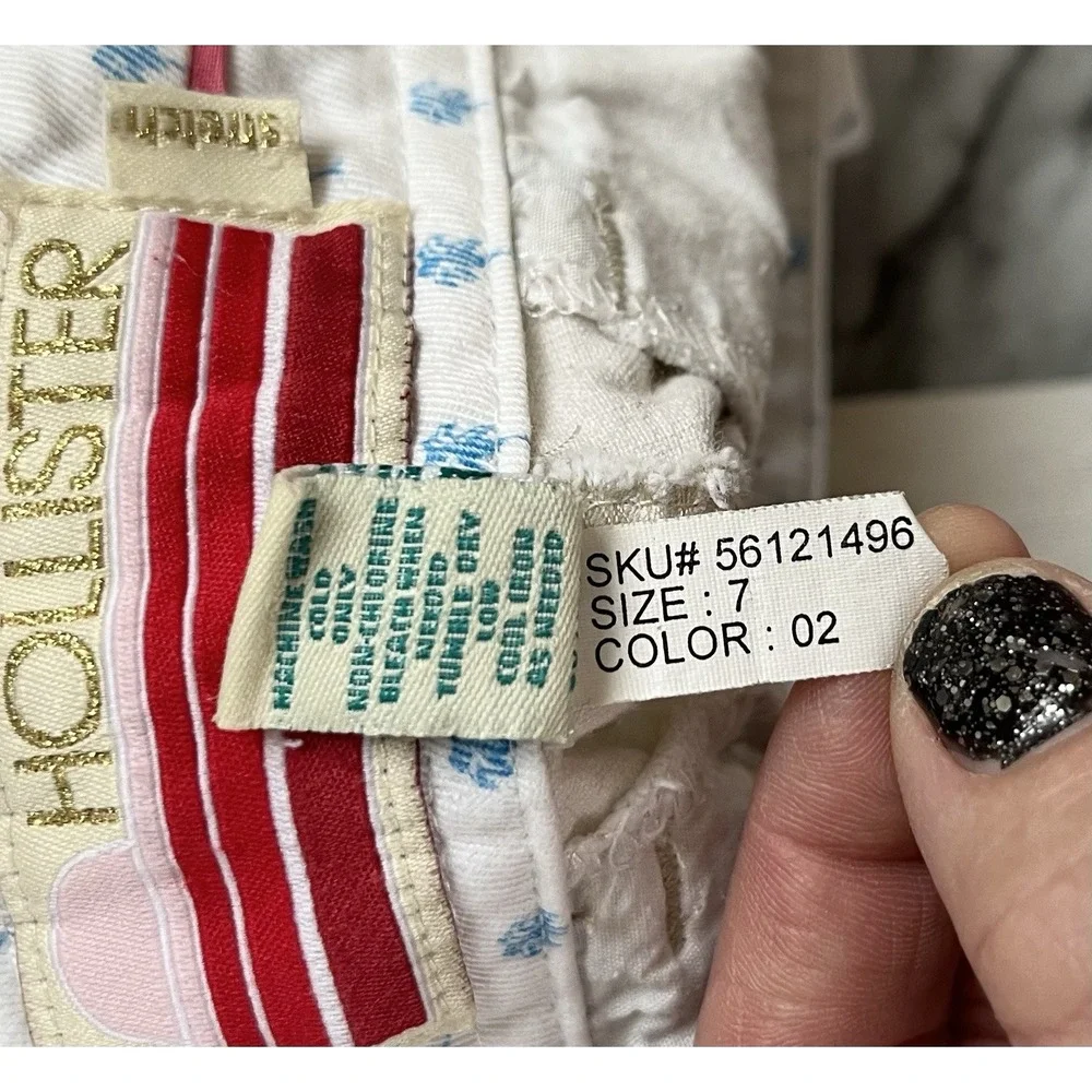 Hollister Y2K Chino Pants Women's 7‎ Low Rise Slit Pockets Coastal Wide Leg